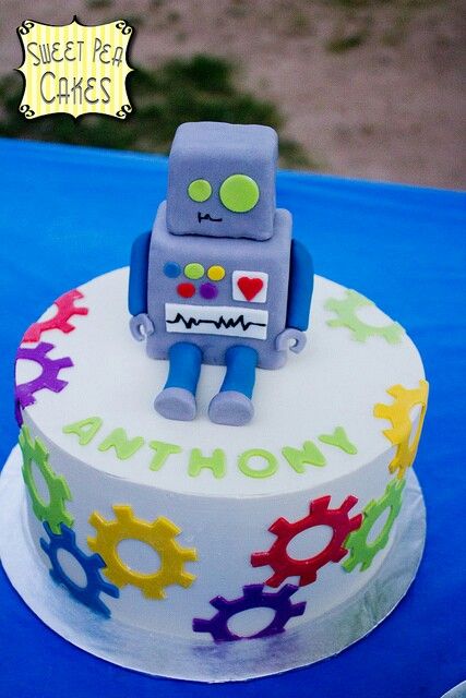 Robot 3rd Birthday Robot Cake Boy Birthday Cake Childrens Birthday Cakes Robot 3rd Birthday Robot Cake Boy Birthday Cake Childrens Birthday Cakes