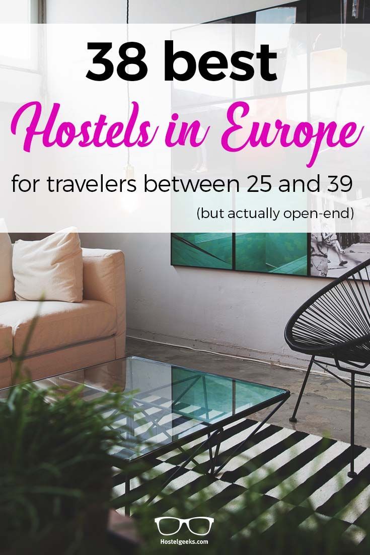Best Hostels in Europe 2025 - Hostelgeeks 5 Star Hostels