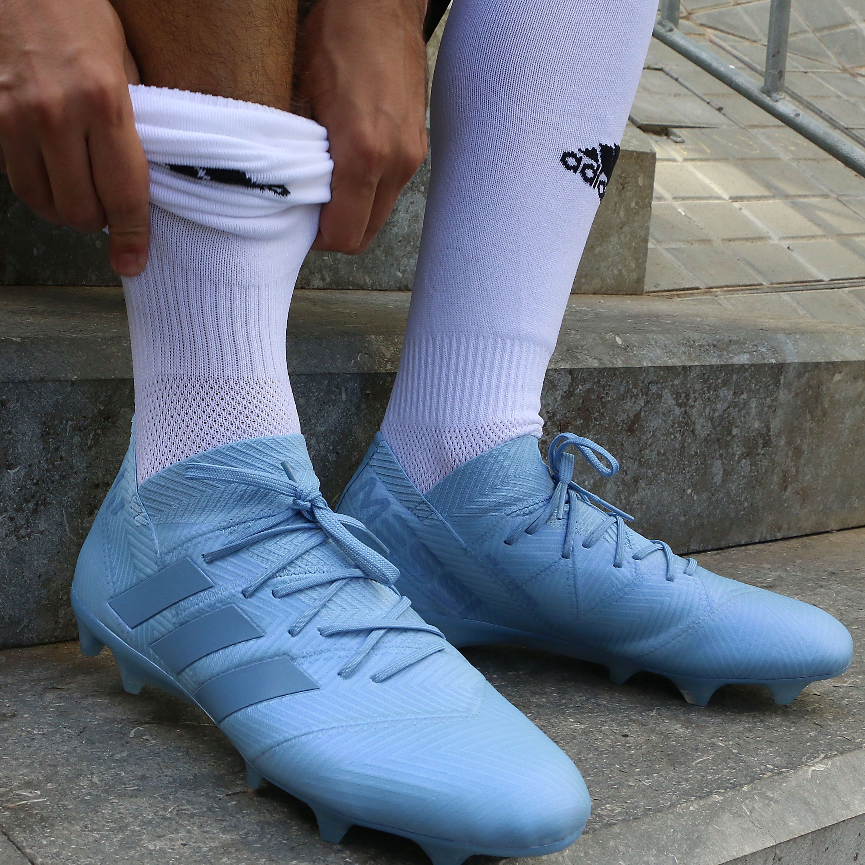 botas nemeziz azules