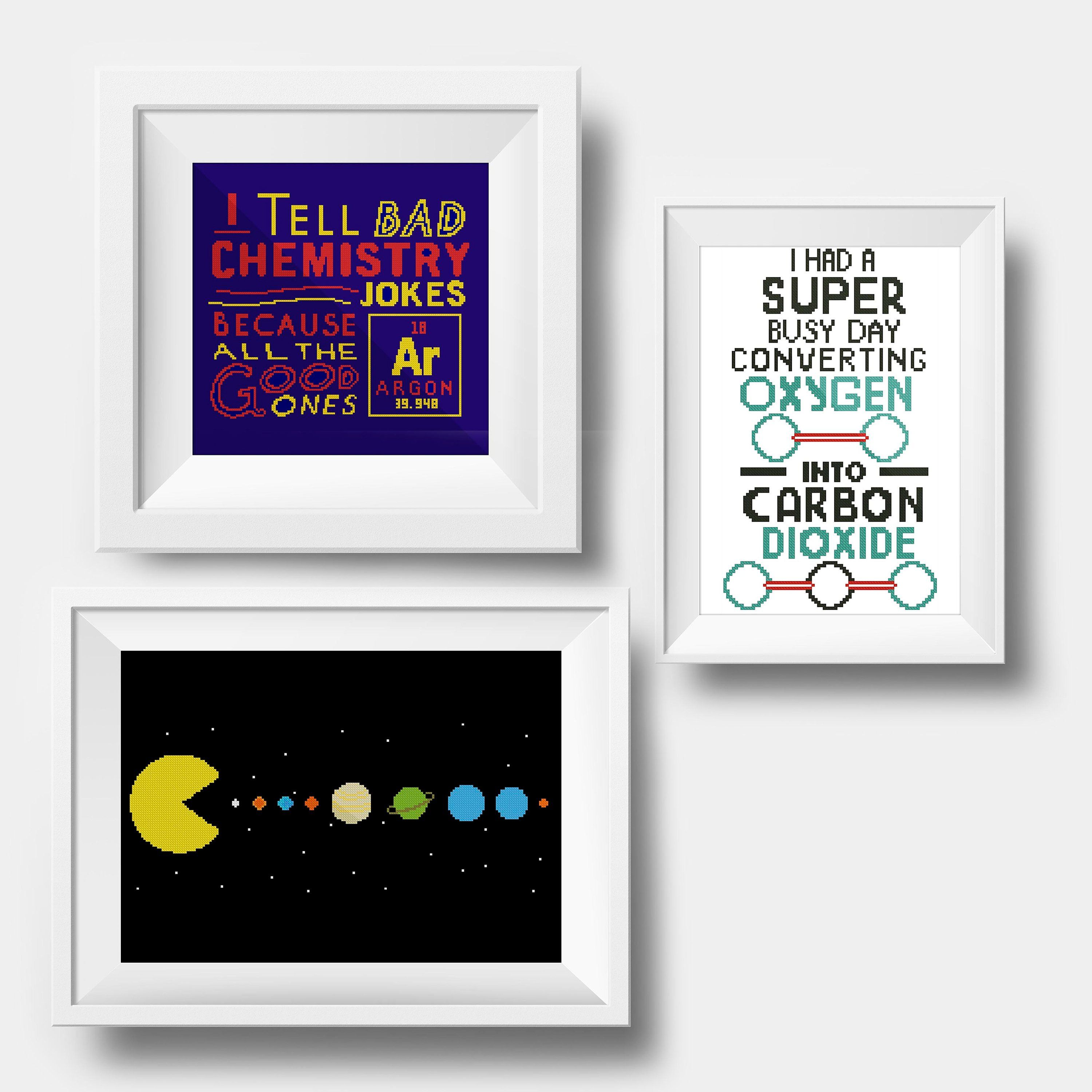 Instant digital download Funny Chemistry Quote You/'re overreacting Cross-stitch PDF pattern The Big Bang Theory TV series science