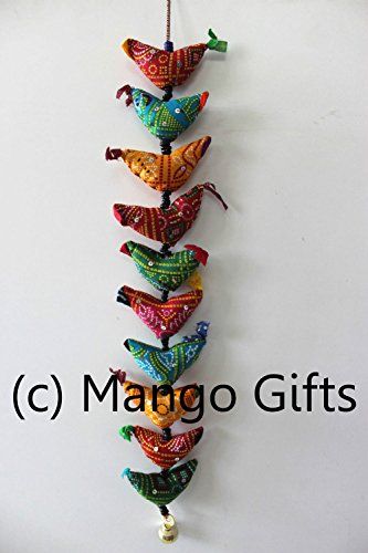 20-Bird Bell Tota Traditional Indian Hanging Decoration