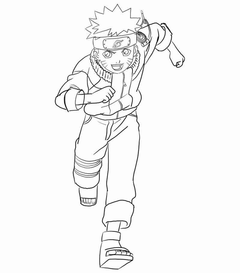 Naruto Printable Coloring Pages