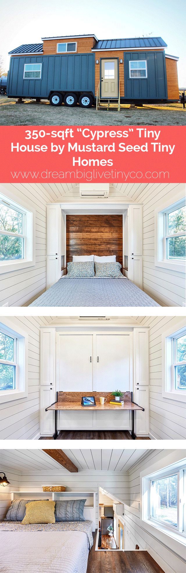 350-sqft “Cypress” Tiny House by Mustard Seed Tiny Homes #tinyhousebathroom