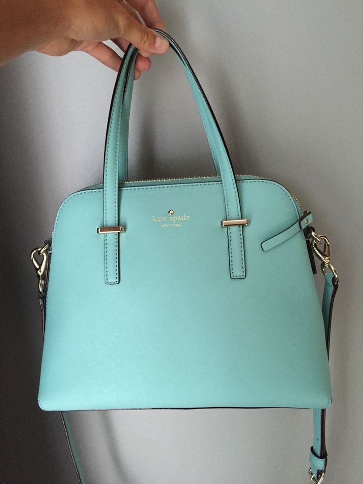 Kate Spade Cedar Street Maise Tiffany Blue Handbag Purse Crossbody Kate Spade Cedar Street Maise Tiffany Blue Handbag Purse Crossbody