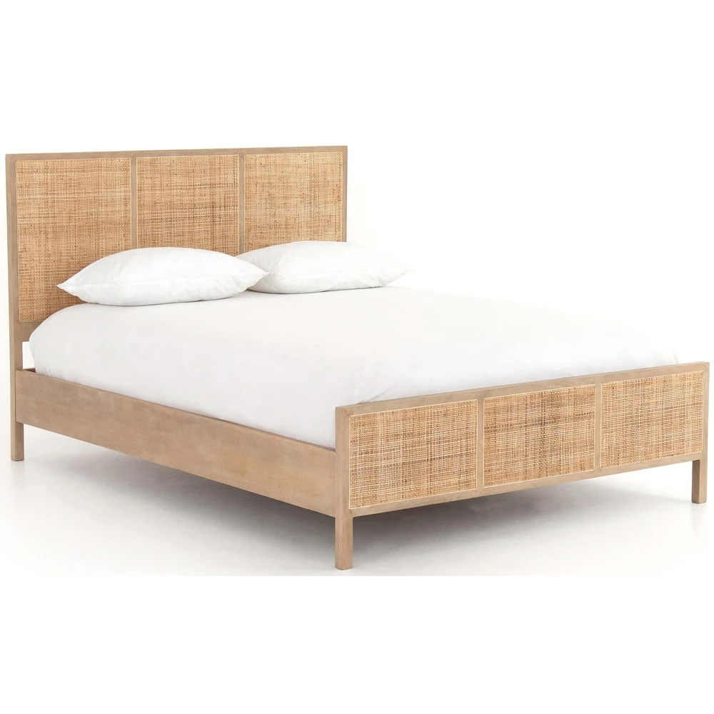 Sydney Bed Natural Contemporary bed King platform bed Bed