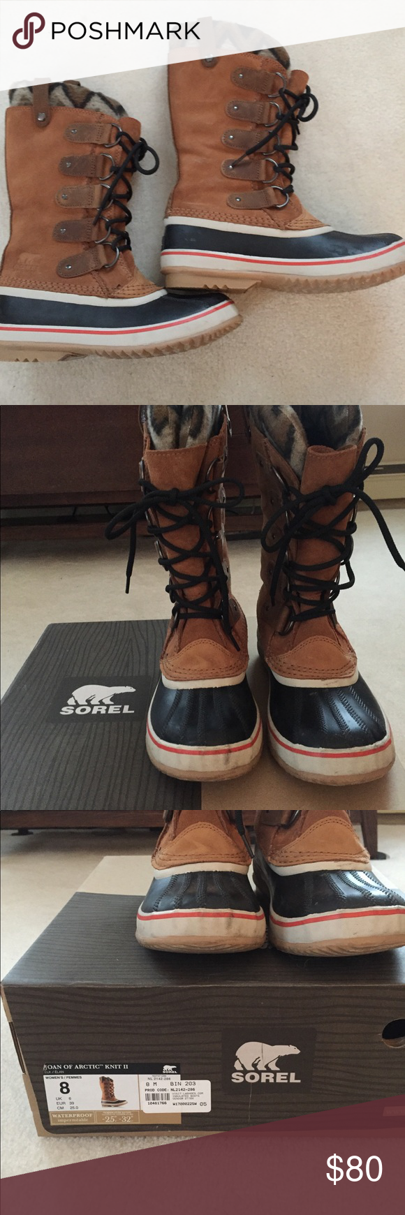 Sorel Joan of Arctic Knit II - sz 8 worn once! | Sorel joan, Sorel joan of arctic, Sorel