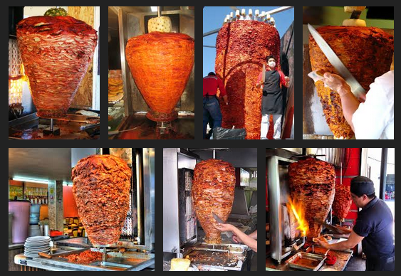 Estos Trompos De Carne Son Para Los Tacos Al Pastor Healthy Tacos Mexican Food Recipes Tacos Al Pastor