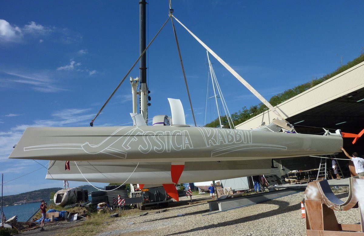 trimaran jessica rabbit jessica rabbit ready to fly nice lines multihull trimaran jessica rabbit jessica rabbit ready to fly nice lines multihull