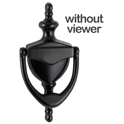 Hoppe Complementary Range Victorian Urn Without Viewer, Brass Premium Quality Door Knocker