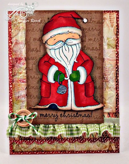 christmas card by jen roach stacey yacula studio stamps from purple the onion christmas cards