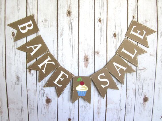 cake sale sign