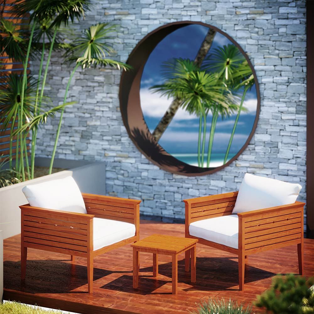 Buy Luxo Curacoa Timber Outdoor Porch Chair & Side Table ... Buy Luxo Curacoa Timber Outdoor Porch Chair & Side Table ... on Luxo Living Outdoor id=62356
