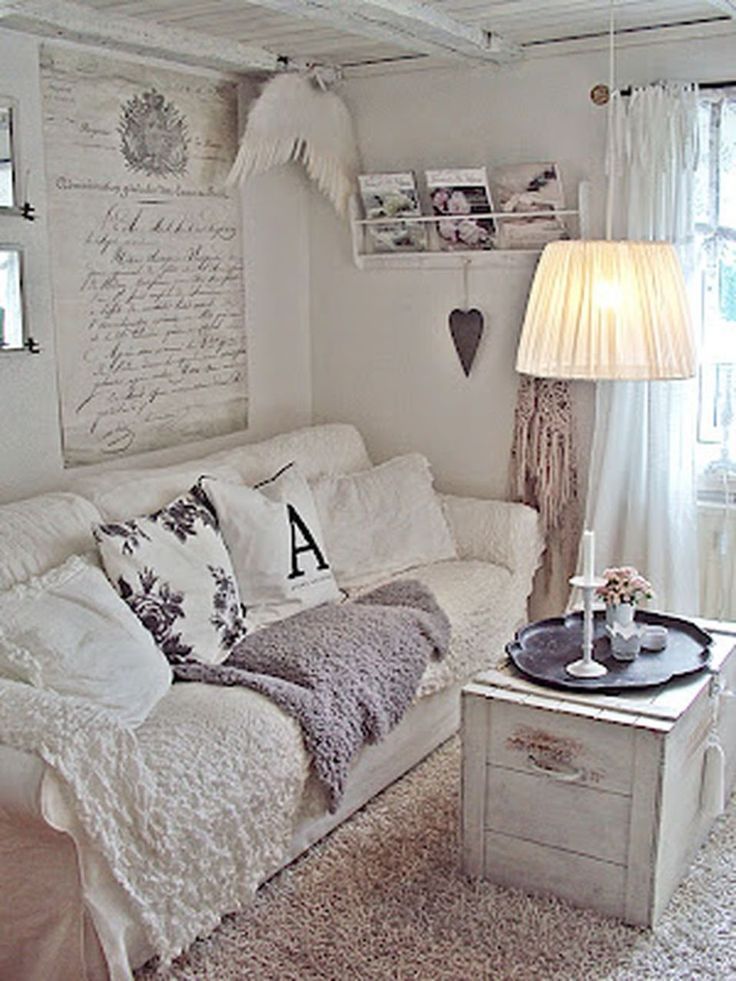 Beautiful White Shabby Chic Living Room Decoration Ideas 20 Beautiful White Shabby Chic Living Room Decoration Ideas 20