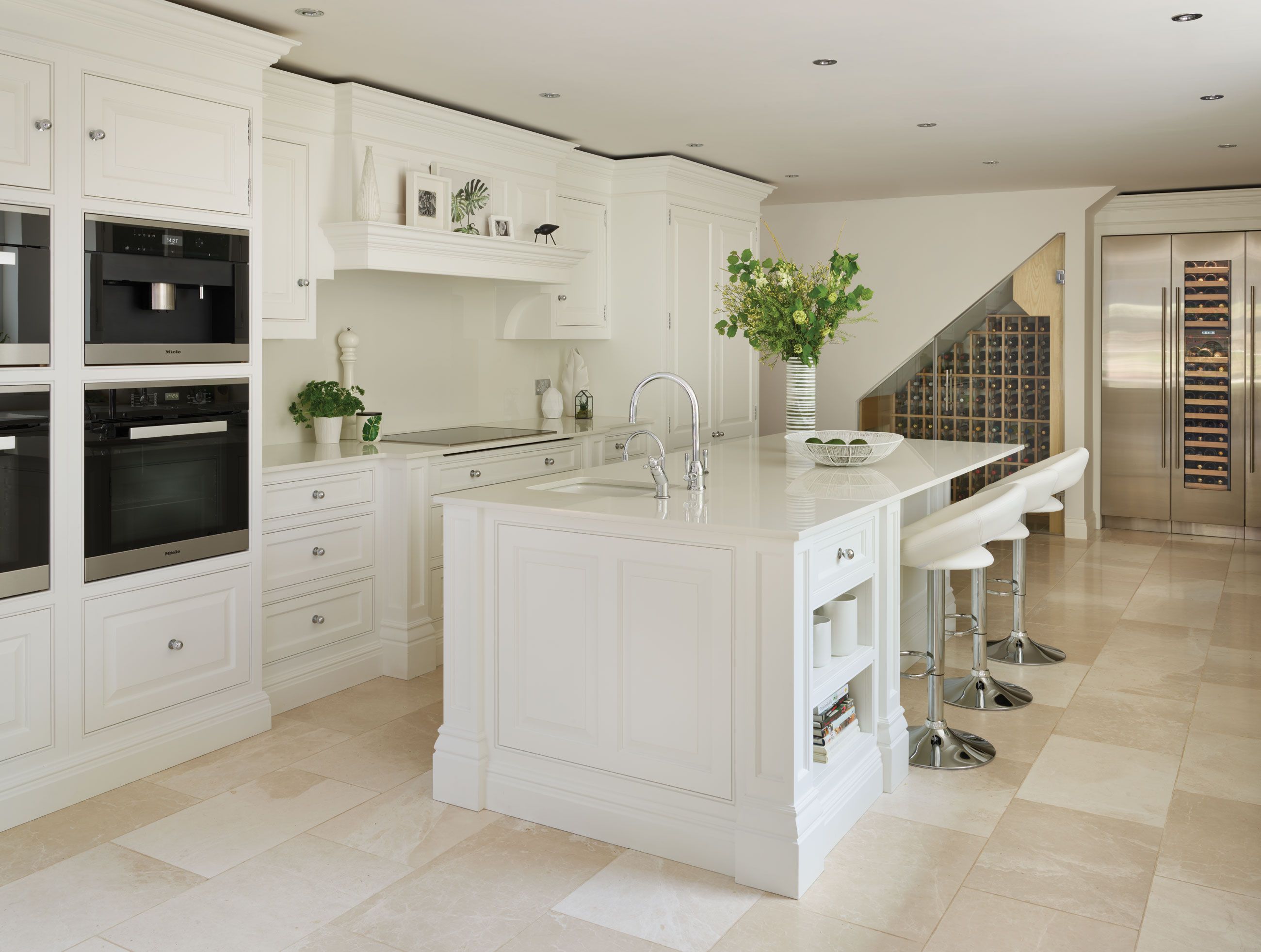 Our Latest Dream Family Kitchen From The Devine Collection White Kitchen Design Open Plan Kitchen Kitchen Design