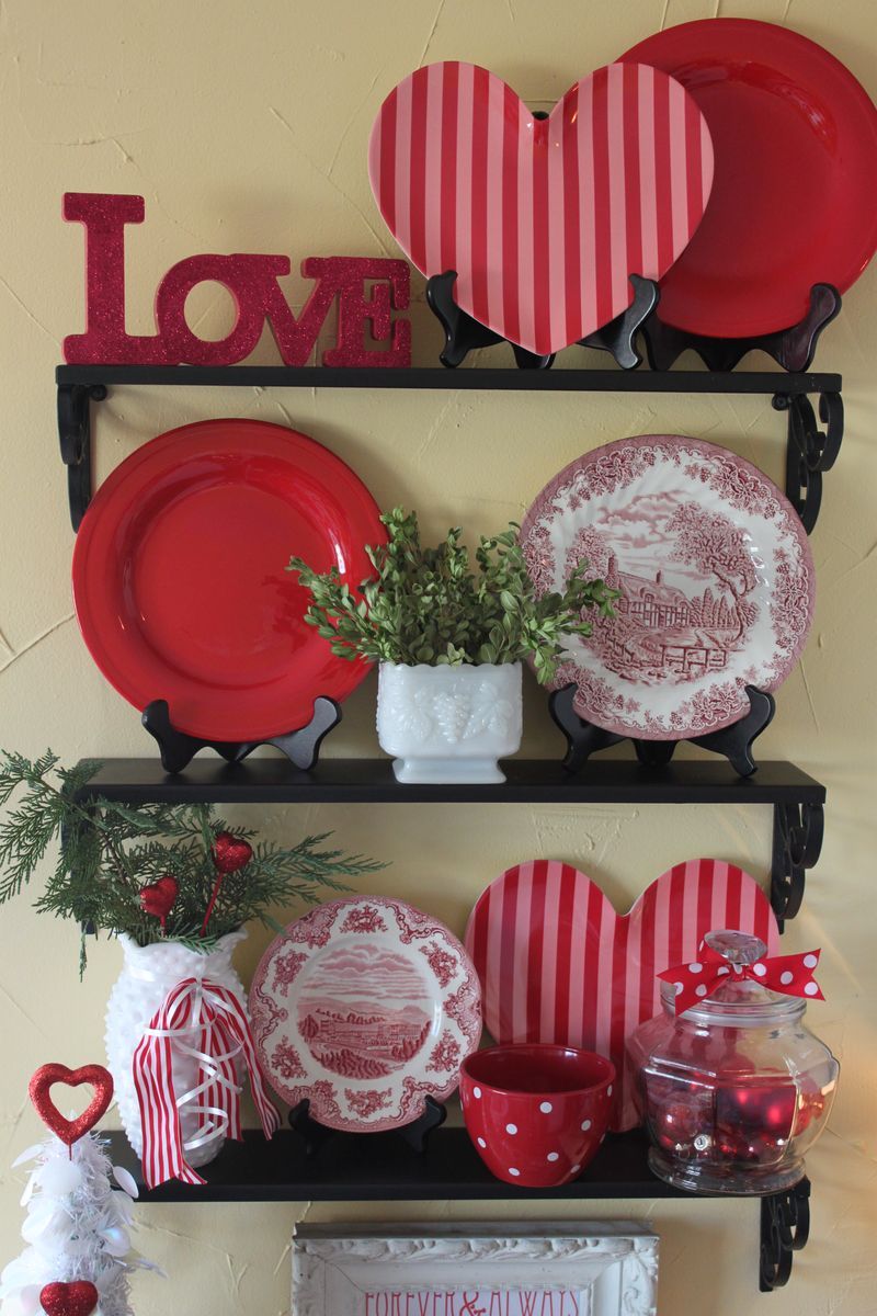 More Valentine S In The Kitchen Valentine Decorations Valentines Day Decorations Valentines Diy