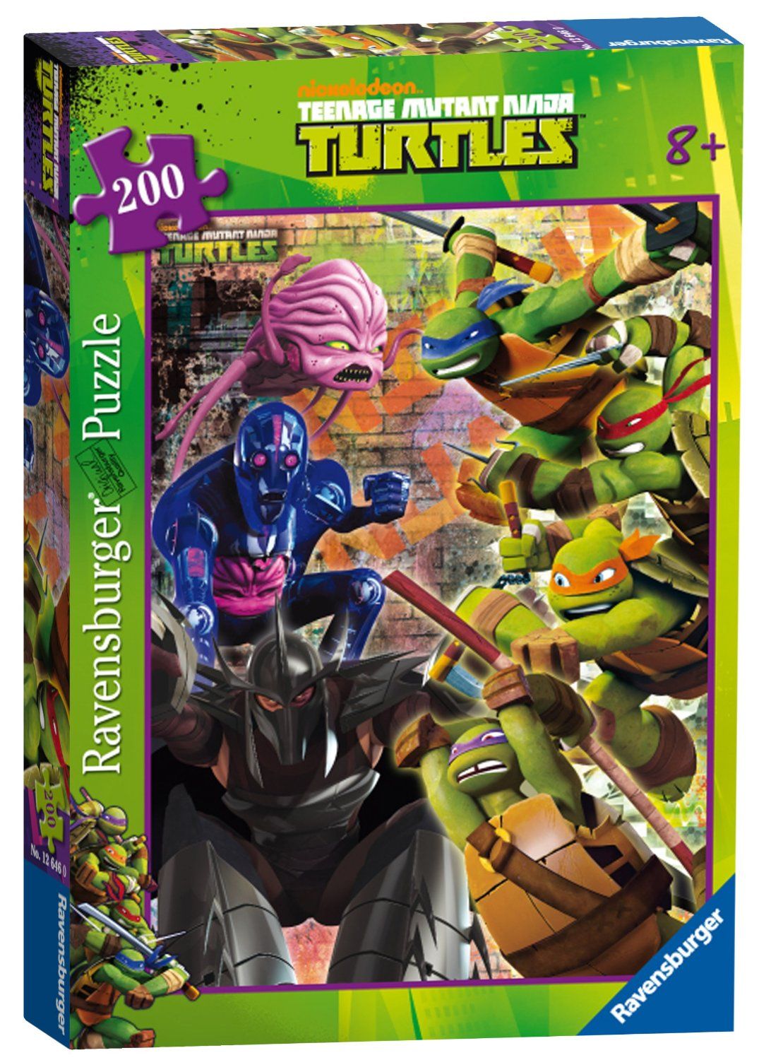 Ravensburger Puzzle Nickelodeon Teenage Mutant Ninja Turtles Xxl 200pcs 12646 Manufacturer Rave Ravensburger Teenage Mutant Ninja Turtles Ninja Turtles