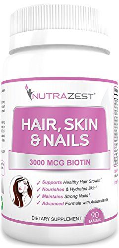 Nutrazest Hair Skin Nails Vitamins Formula Folic Acid Nutrazest Hair Skin Nails Vitamins Formula Folic Acid A B C D E Enhanced 3000mcg Biotin To Reduce Fall Promote Growth Health