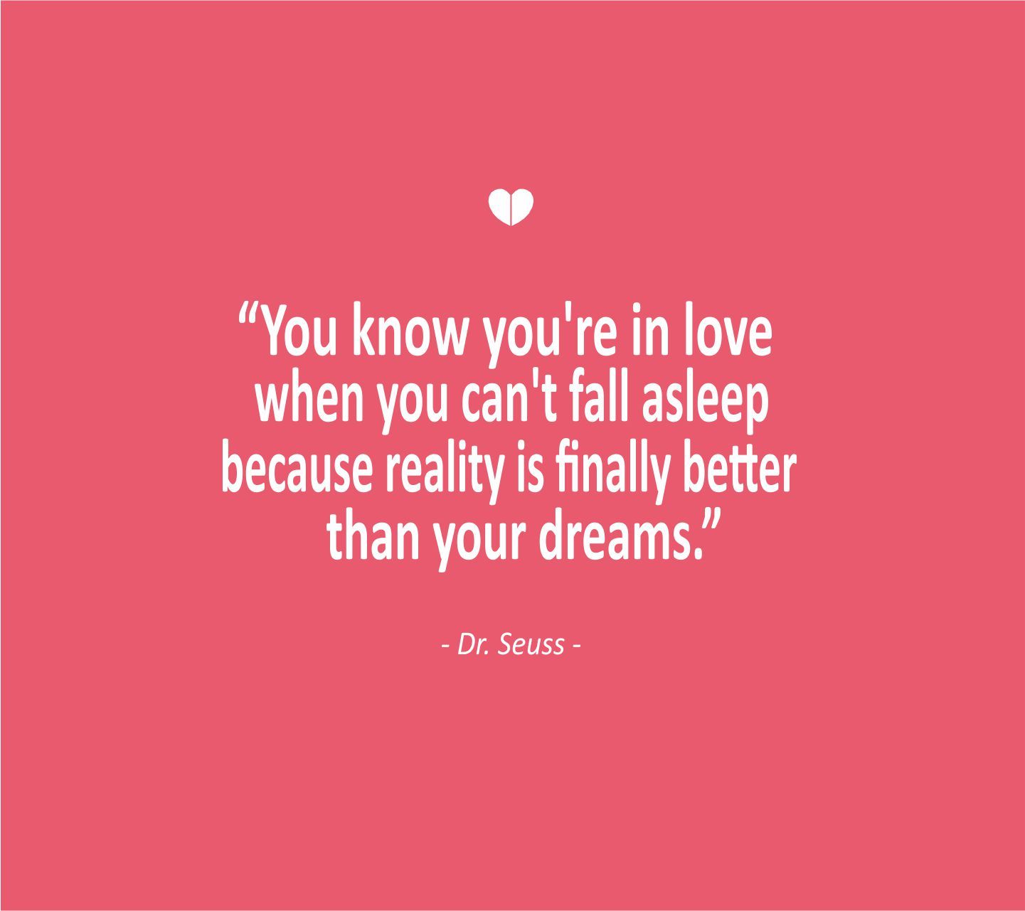 I can do better love. You know you're in Love when you can't Fall asleep. You know you're in Love when you can't Fall asleep because reality is finally better than your Dreams.. You know. You know Love you.