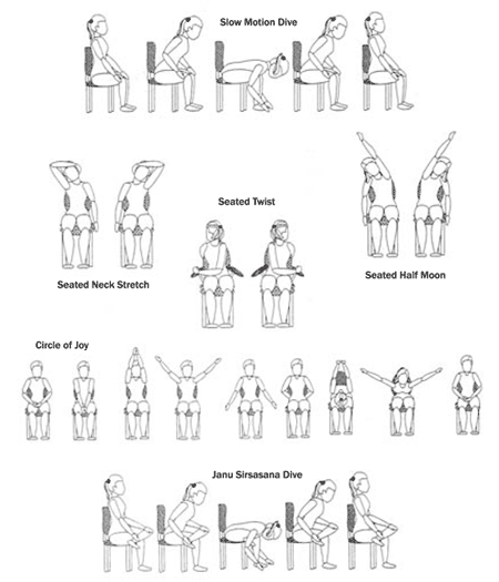 chair yoga for neck and shoulders