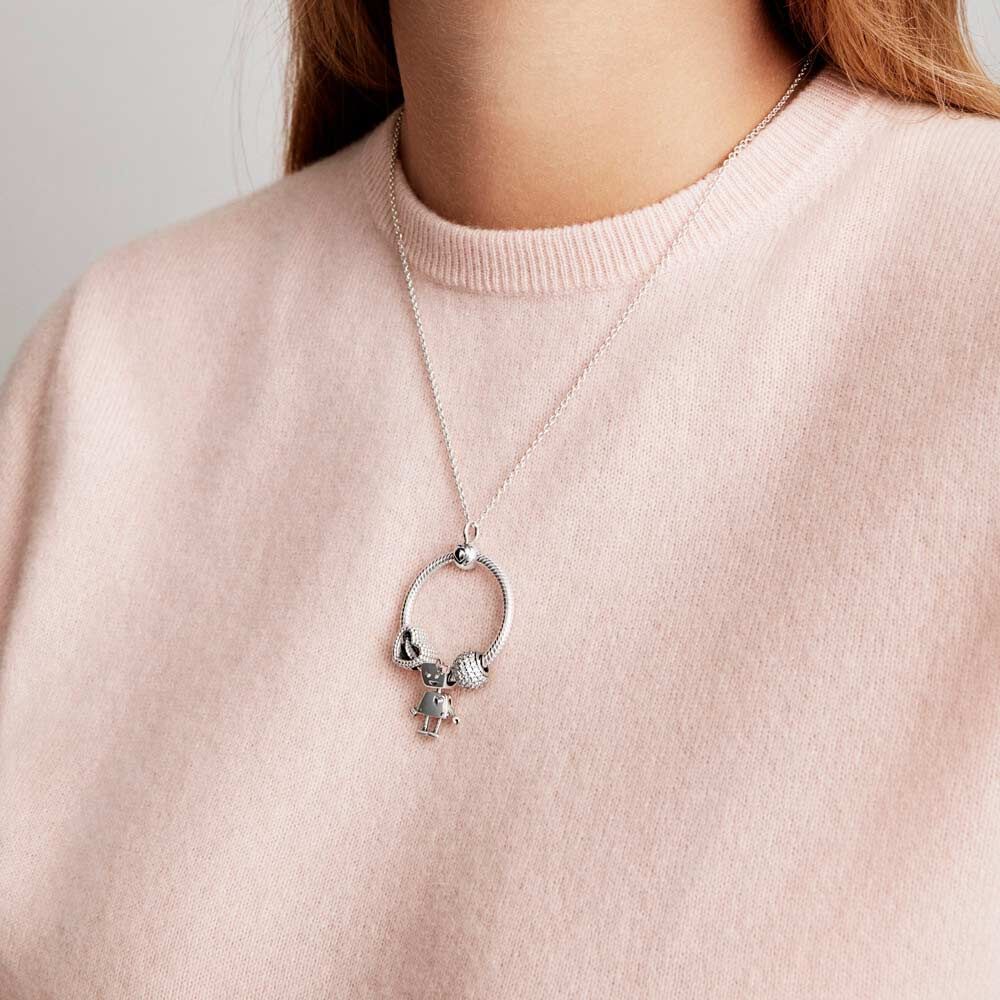 collana con pendente pandora collana con pendente pandora