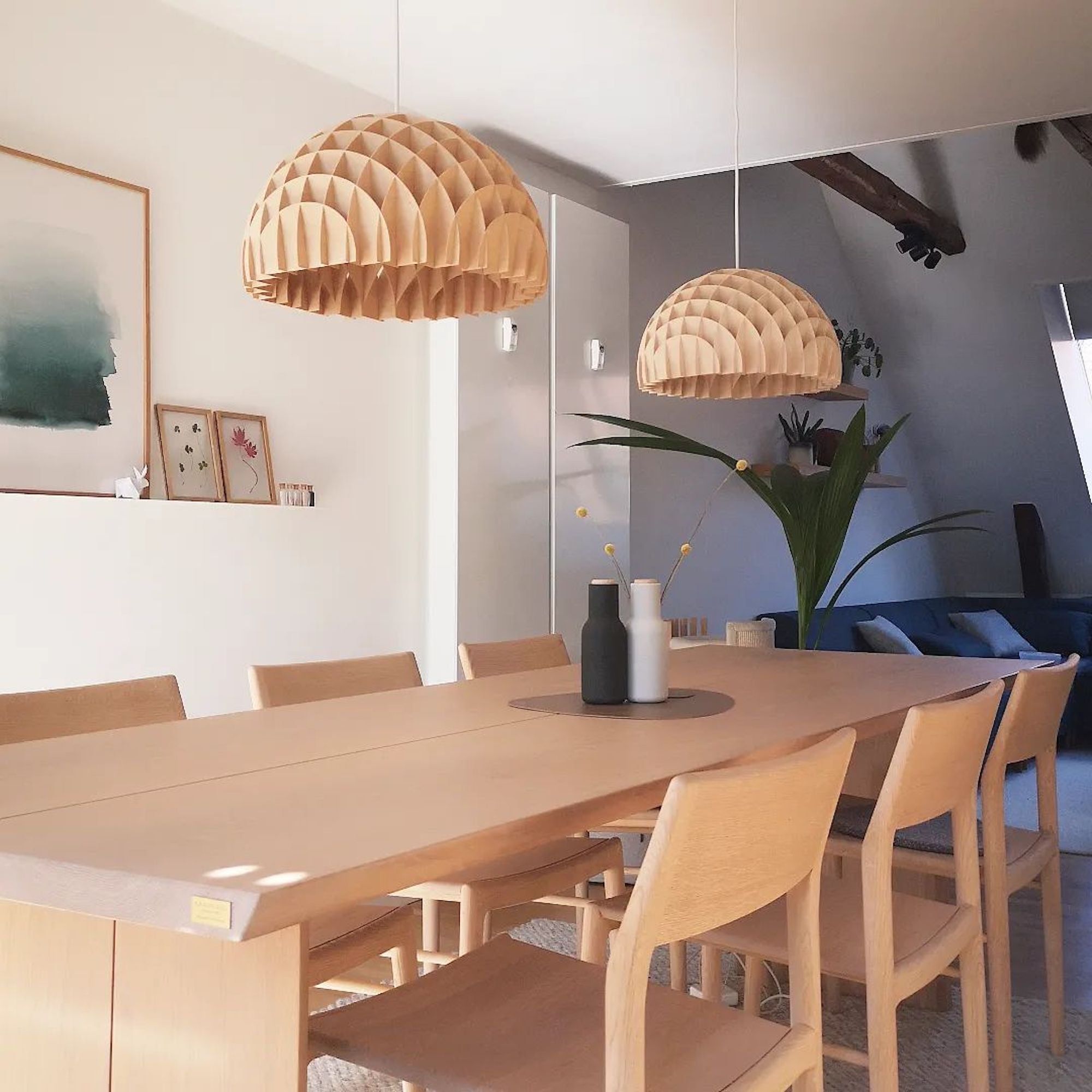 Soft lighting with an architectural spin.Unlike the traditional dome lamp, Arc Pendant directs the light both up and down, supplying a golden glow throughout the space and ceiling.Simultaneously, it shields the light at eye level to prevent glare.Arc Pendant is put together by 28 unique pieces - all without the use of screws or glue - taking its inspiration from self-supporting architectural structures.Comes fully assembled. Size: Ø40 cm | Ø15,7 in Material:White- High Impact Polystyrene (HIPS)P Arc Pendant, Pendant Lamp, Pendant Lighting, Put Together, Black Lamps, Polystyrene, Soft Lighting, Home And Living, Plywood