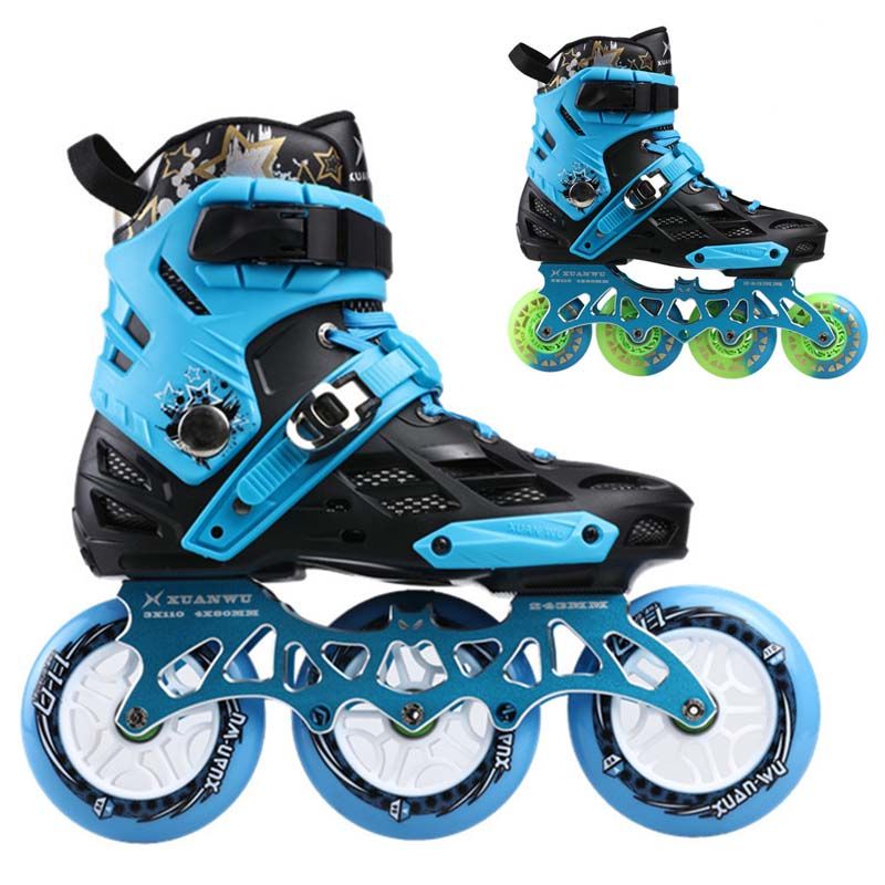 3 Wheel 4 Wheels Inline Skates Xuanwu Roller Slalom Skate Convert To Inline Speed Skates Frame Base For Seba Powerslide User Skate Power Slide