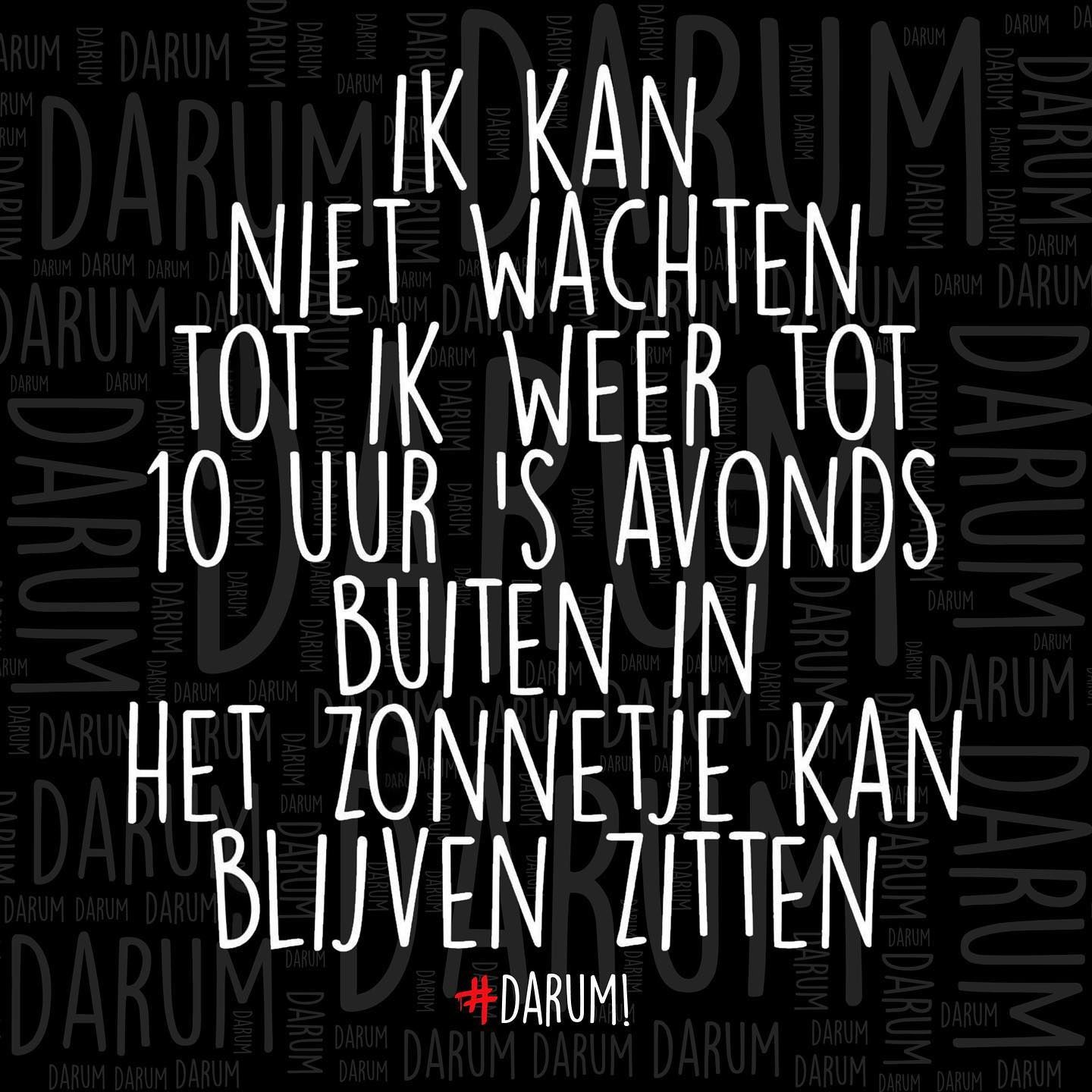 Zo veel zin in!!! #darum #terras #zomer