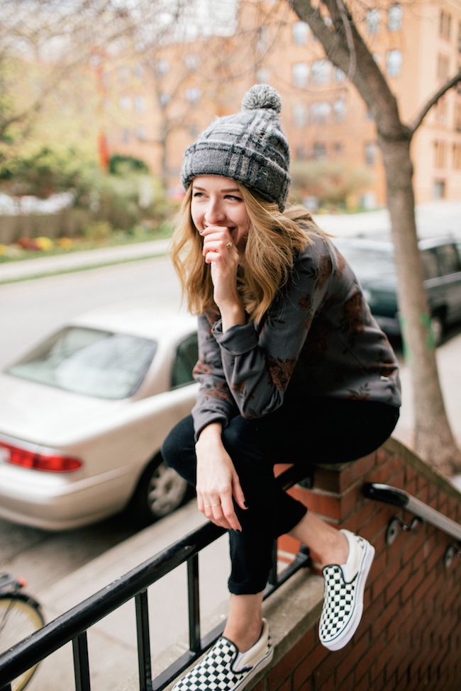 vans girls checkerboard