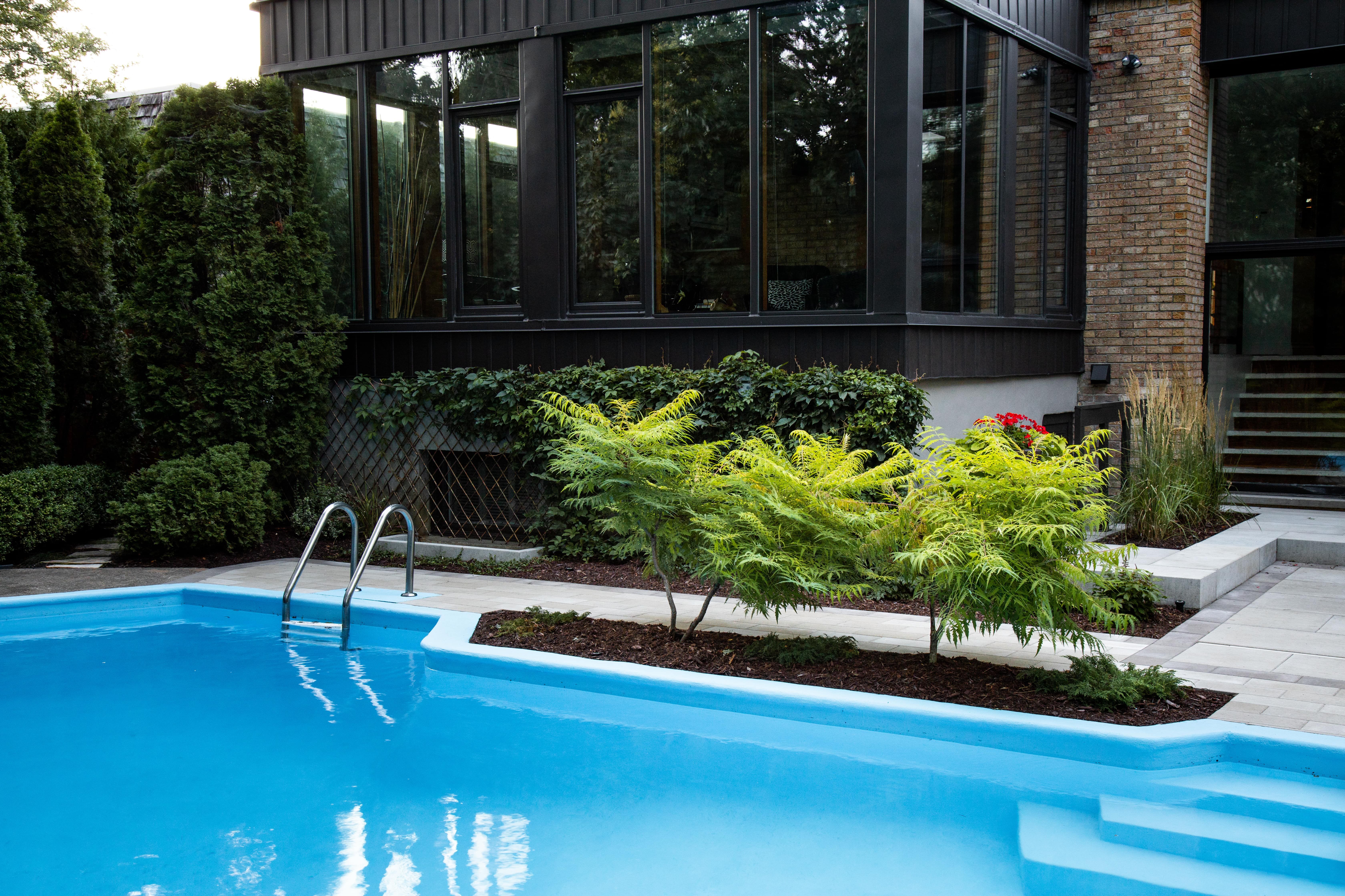 Pool, Outdoor Decor, Home Decor, Gardens, Swimming Pool Landscaping, Landscape Planner, Water, Decoration Home, Room Decor