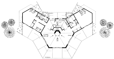 Our Complex Has The Ability To Expand And Build Up For Future Developments This Is An Example Of A Potential Hexagon House Floor Plan Design House Floor Plans