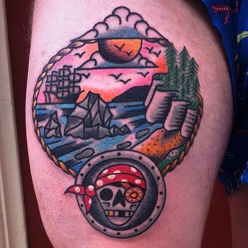 2019 year - 60 Goonies Tattoo Designs For Men – Never Say Die Ink Ideas 2019 year