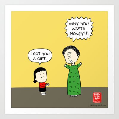 Why You Waste Money Art Print By Angry Little Girls Alag Truestory Angry Little Girls L Got You Print