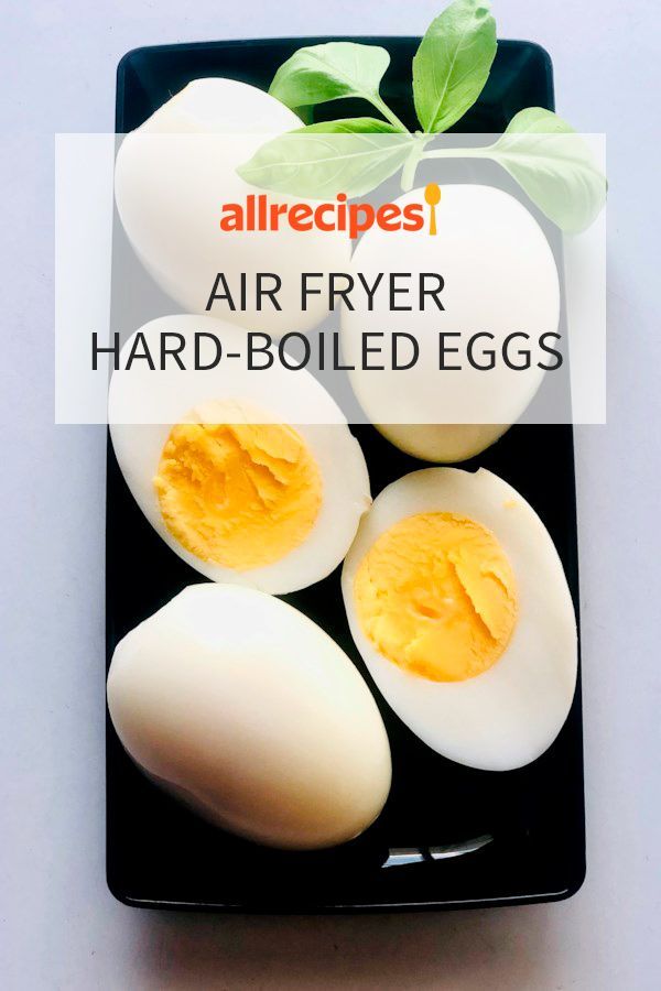 Air Fryer Hard-Boiled Eggs Recipe - Air Fryer Hard-Boiled Eggs | “Wonderful. No smelling up the house or adding to the humidity. Perfect for quick deviled eggs or egg salad or just a breakfast egg.” #easter #easterrecipes #eastermenuideas #recipes #easyrecipes #dessert - {hashtag} #boiledeggnutrition