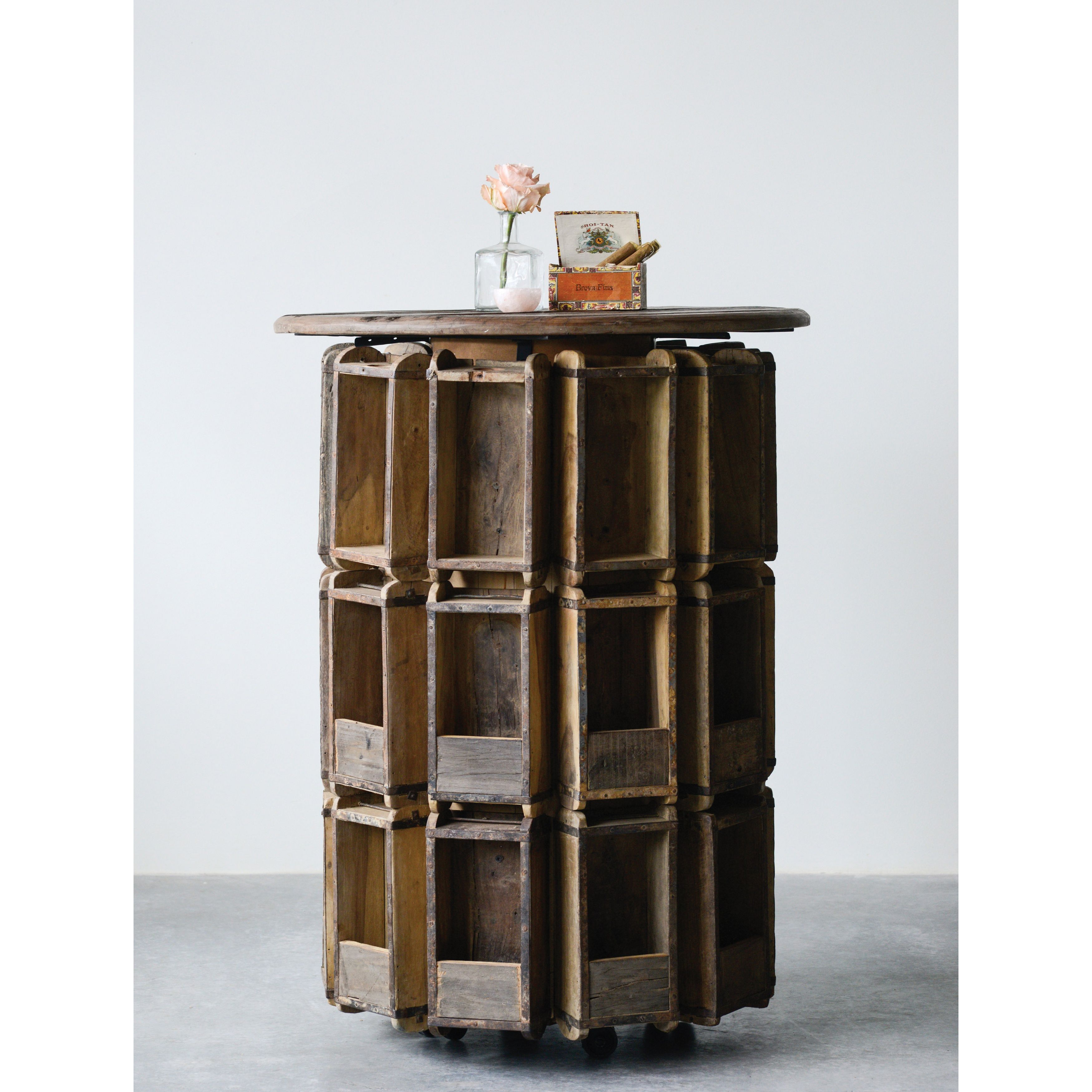 Creative Co-op DF3704 Found Wood Matte Black Brick Mould Creative Co-op DF3704 Found Wood Matte Black Brick Mould