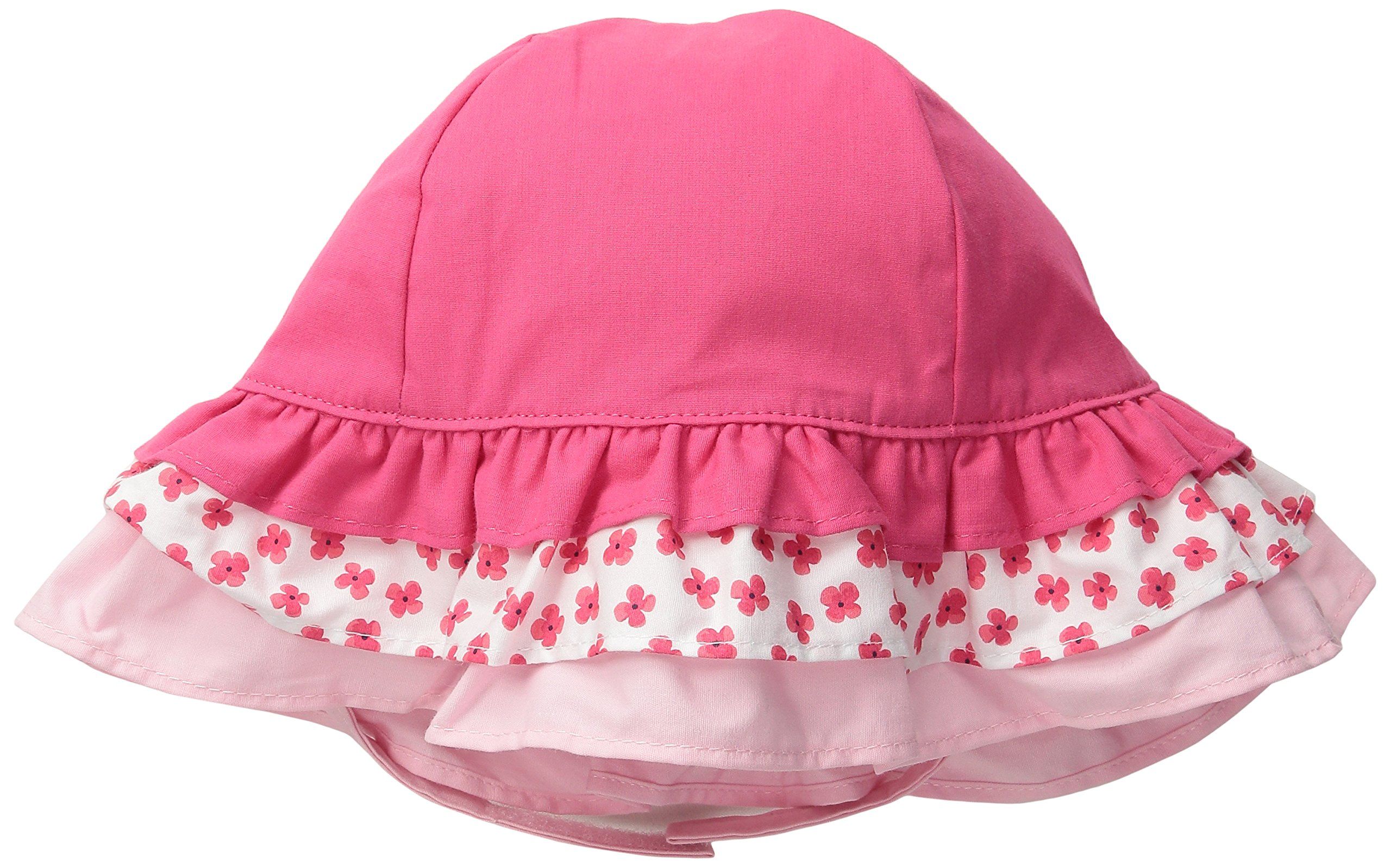 Download Gymboree Girls' Ruffled Sun Hat, Multi, 6-12 Months. Tiered ruffle brim. Touch-close strap ...