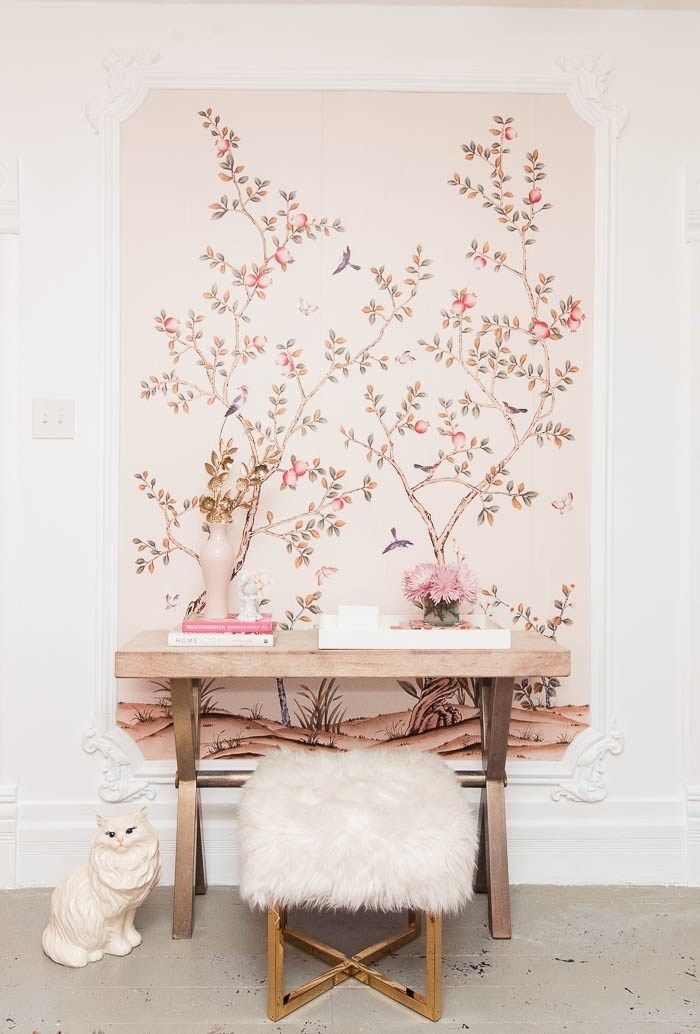 DIY Framed Wallpaper Mural | Diy home decor on a budget, Decor, Living