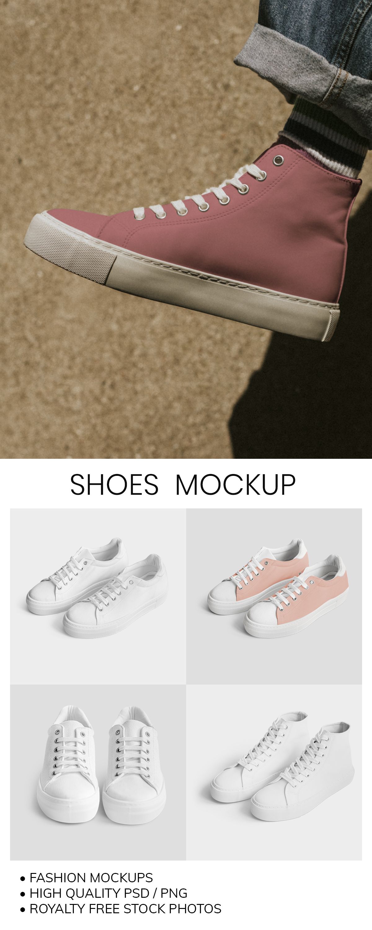 Download High Resolution Casual Wear Sneaker Shoes Stock Photo Psd Mockup Set In 2020 Clothing Mockup Stock Photos Royalty Free Stock Photos
