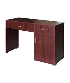 The Alder Work Desk with Cabinet integrates office necessities into one piece. The desk offers plenty of workspace for a laptop and accompanying resource materials, while the built-in cabinet keeps everything neat and tidy. Furnishing an office is no easy job. There are so many points that you need to consider. When you buy modern office furniture for your work area, you should choose chairs that are not only comfortable, but also stylish. Work Desk, Office Desk, Office Furniture, Office Necessities, Built In Cabinet, Easy Jobs, Neat And Tidy, Work Surface, Alder