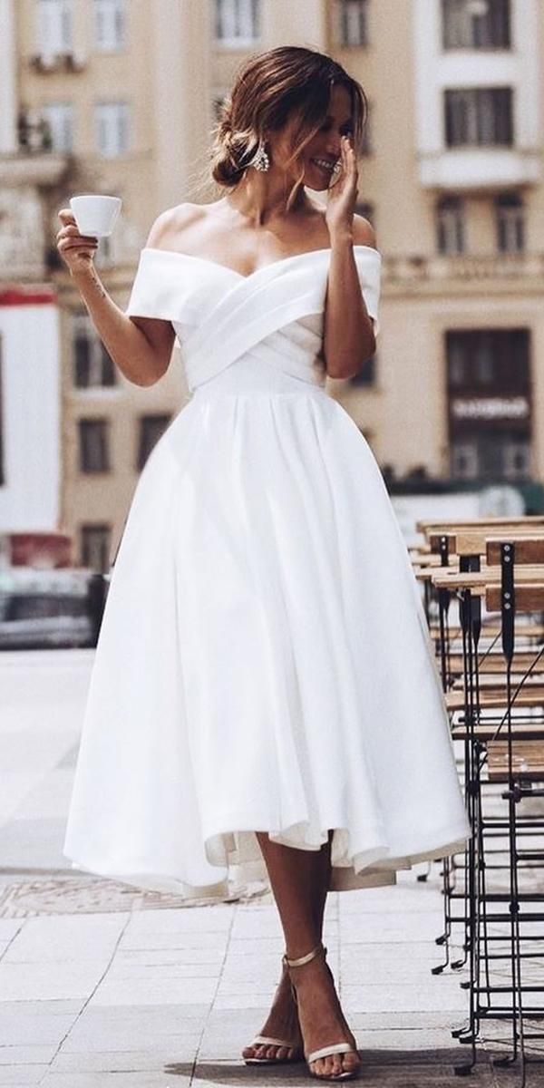 21 Unglaubliche Tee Länge Brautkleider | Brautkleider Leitfaden