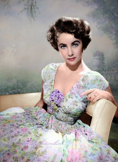 The Jewelry Lady S Elizabeth Taylor Vintage 1950s Fl The Jewelry Lady S Elizabeth Taylor Vintage 1950s Fl Dress 50s Print