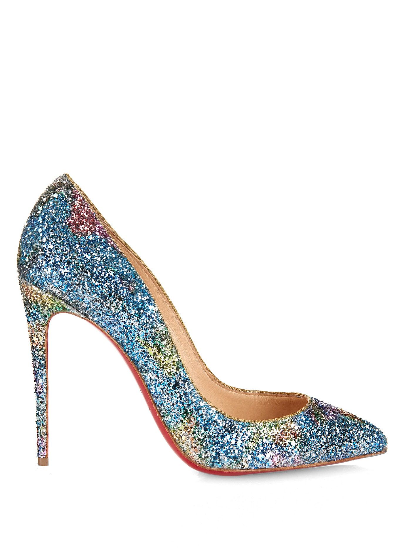 christian louboutin pigalle follies 100 glitter pumps christian louboutin pigalle follies 100 glitter pumps
