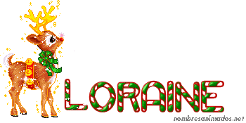 Loraine Nombres Animados Texto Animado Nombres