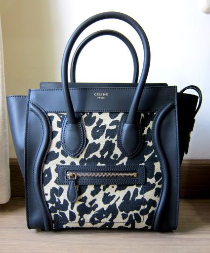 Céline Micro Luggage Tote In Jute Leopard Styles I Love Céline Micro Luggage Tote In Jute Leopard