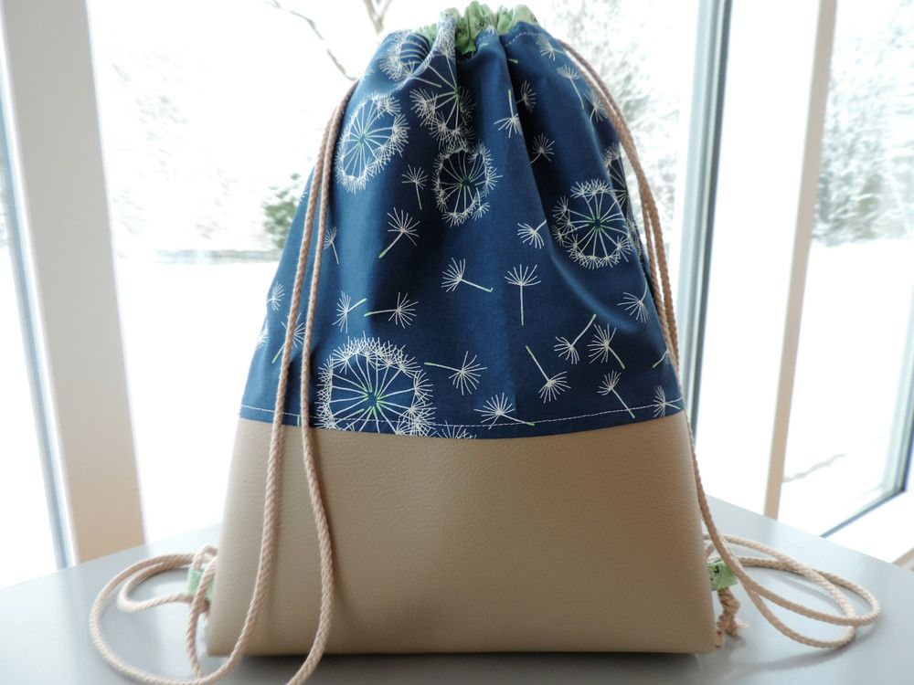 Rucksack Turnbeutel Pusteblume