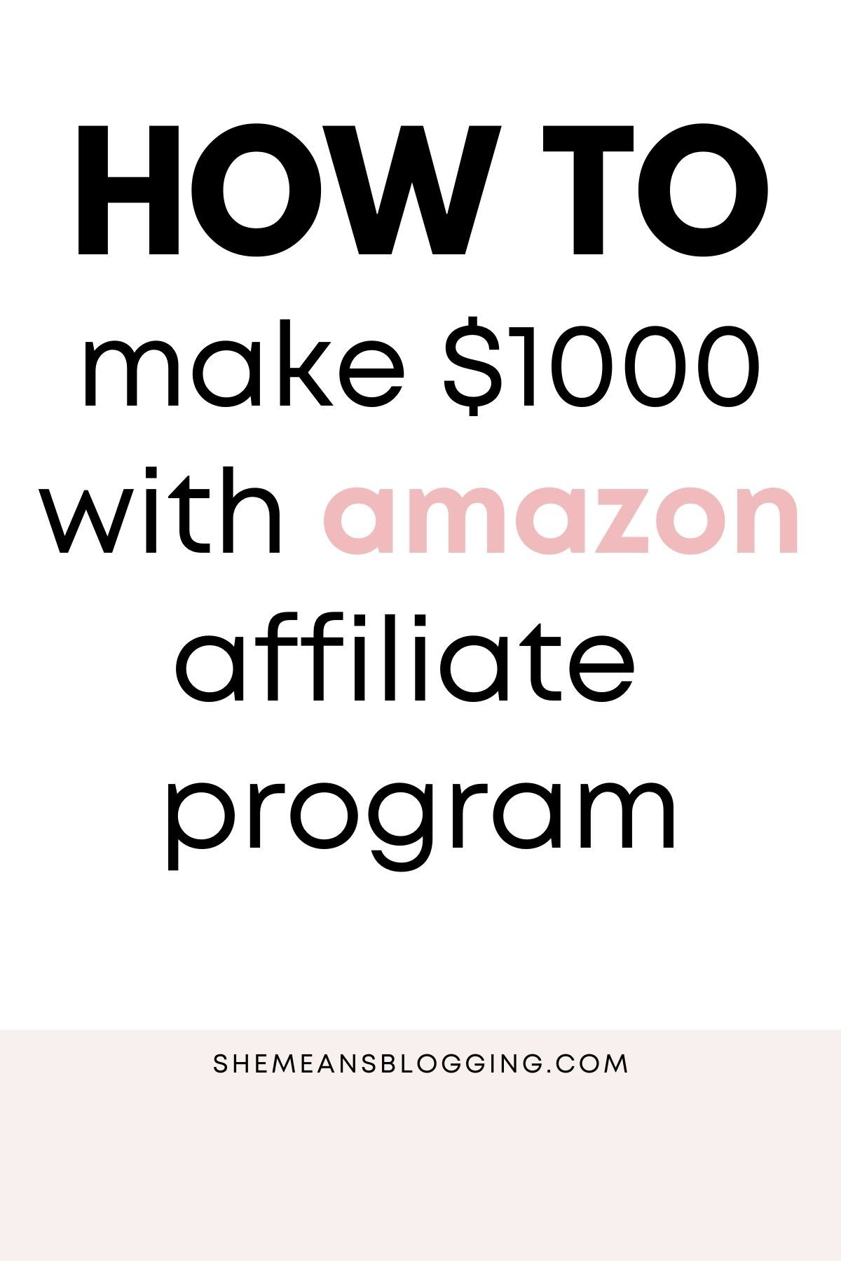 How To Make $1000 Per Month With Amazon Niche Site in 2021 | Amazon affiliate marketing, Pinterest affiliate marketing, Marketing sites