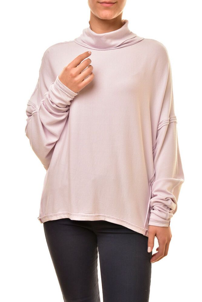 Free People OB667810 Alameda Dolman Sleeve Pullover Top in Ivory