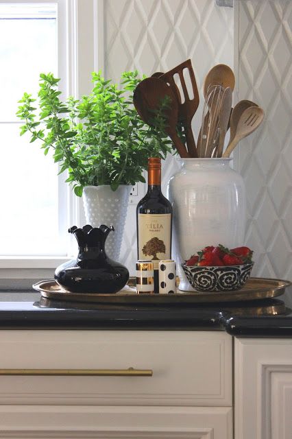 Ideas For Kitchen Counter Styling Kitchen Counter Decor Kitchen