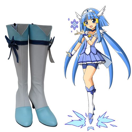 Smile PreCure Glitter Force Hoshizora Miyuki Cure Happy Dress Cosplay Costume!D