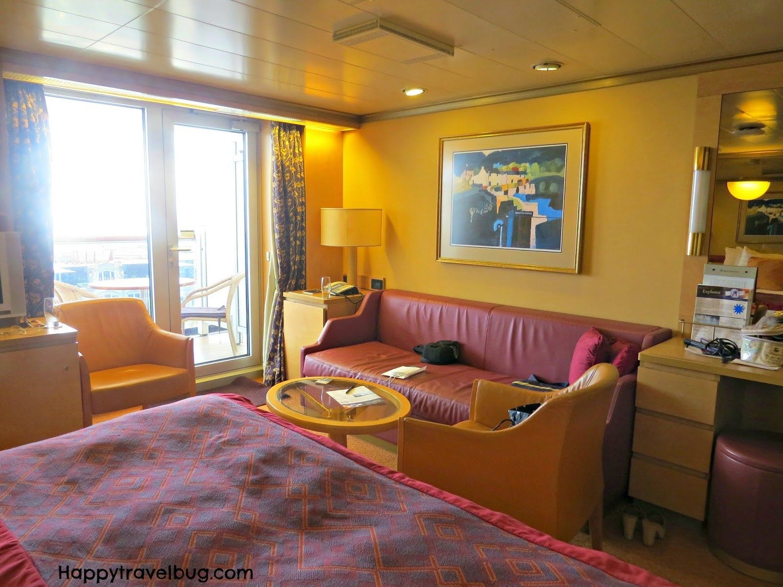 Our signature suite on a Holland America Mediterranean cruise Holland