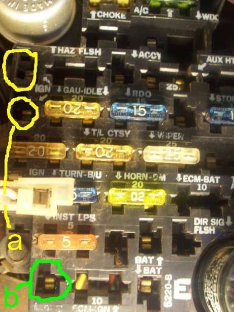 1985 Chevy Truck Fuse Box Diagram